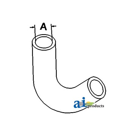 A & I Products Radiator Hose, Lower 6" x1.2" x1.2" A-15221-72850